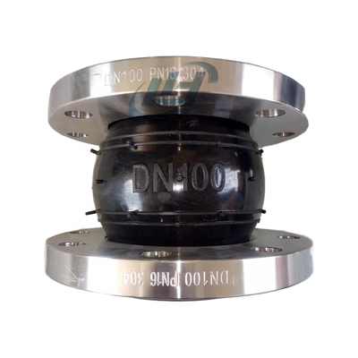 Dn150 Afa Flex Gum Expansion Joint / Expansion Bellows لاستیک فولاد کربن گالوانیزه