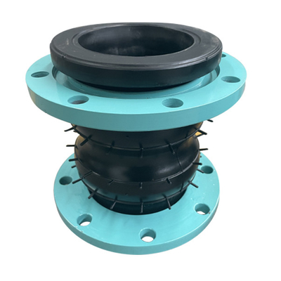 Jis 10k Carbon Steel Flange Bellow Twin Sphere Rubber Expansion Joint Length 165~400mm