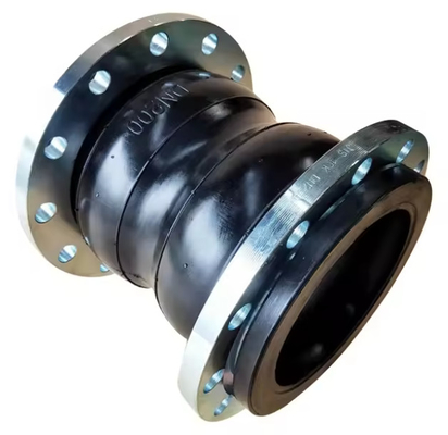EPDM Flexible 8 Inch Double Flanged Flexicon Rubber Expansion Joint With Flange