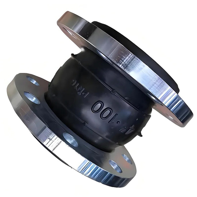 PN16 EPDM Pipe Neoprene Absorbing Vibration Single Sphere Rubber Expansion Joints  Flanged Flexible