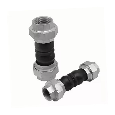 2inch 50mm Pipe Fitting EPDM Threaded Connection Pipe Joint Spherical Rubber Expansion Joint