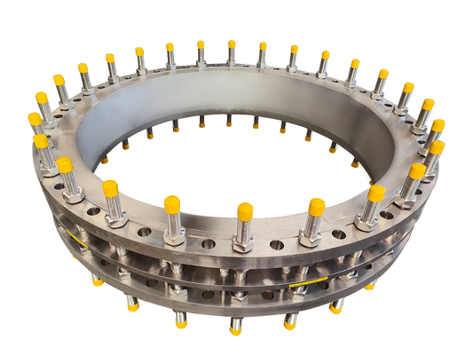DN1600 PN10 ステンレス鋼316L ダブルフランジ分解継手 – 簡単なパイプライン設置