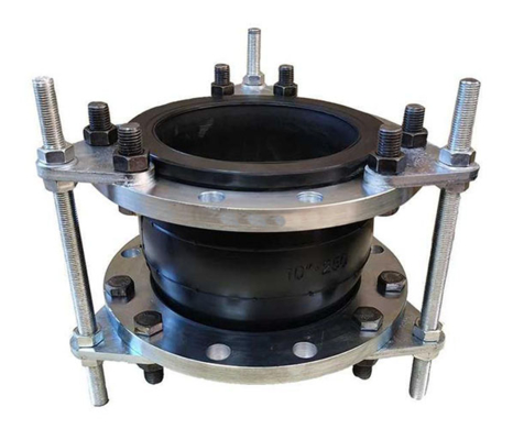 DN250 EPDM Single Ball Reinforced Rubber Bellow Flexible Expansion Joint  movable lug with tie rod