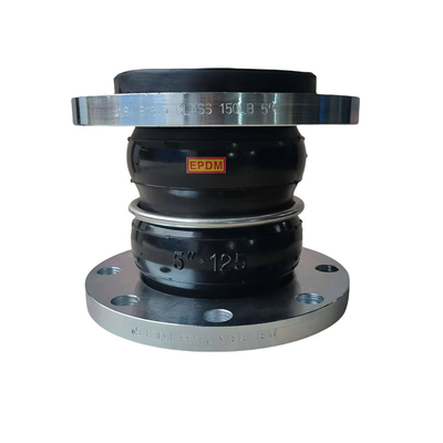 Customized Double Sphere EPDM Rubber Expansion Joint with 5 inch ANSI B16.5 flange